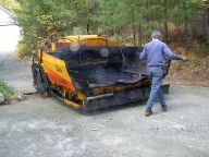 Paving Machine Arrives